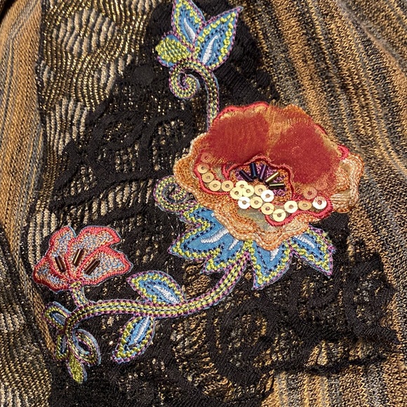 Beautiful Lee Anderson Jacket and Skirt with lace & beaded accents Size Large - Picture 11 of 15